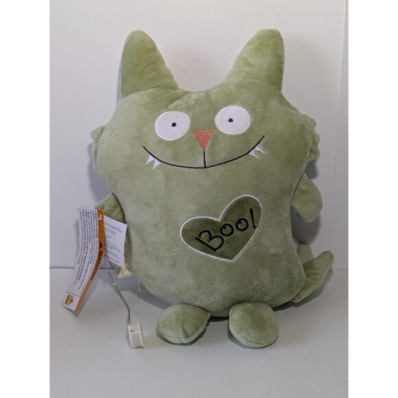 LAB 10.31 SITTING GREEN MONSTER BOO LED DECOR - Picture 1 of 10